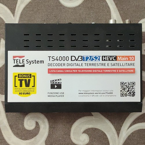 Tele system ts4000 decoder - tele,