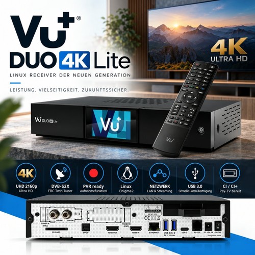 Duo lite dvb - 4k, dvb-s2x